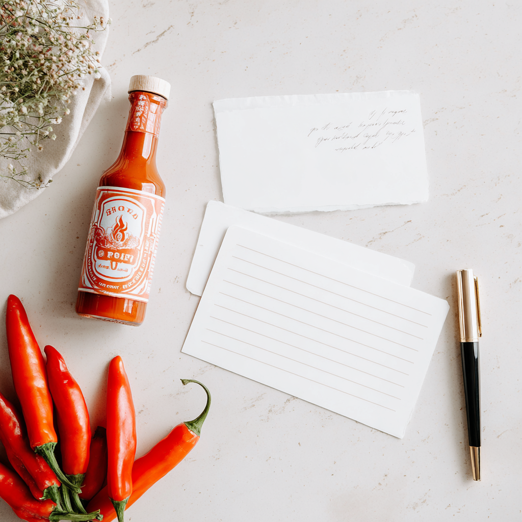 Hot Sauce Scoville Heat Scale: What the Numbers Really Mean 11 Hot sauce recipe card with ingredients