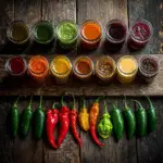 Hot Sauce Scoville Heat Scale: What the Numbers Really Mean 7 Various hot sauces on Scoville scale with peppers