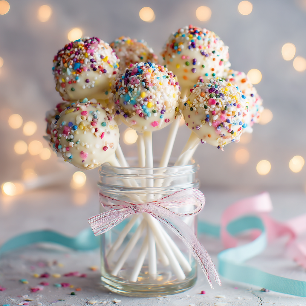 Birthday Cake Cake Pops That Actually Hold Together (And Taste Like a Party!) 12 birthday cake cake pops for party