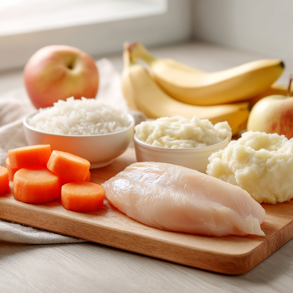 Bland Diet Meal Plan: Easy Meals That Are Gentle on Your Stomach 8 ingredients for bland diet meal plan