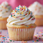Funfetti Cake Cupcakes: Easy, Colorful Treats That Always Win Smiles 7 frosted funfetti cupcake close-up