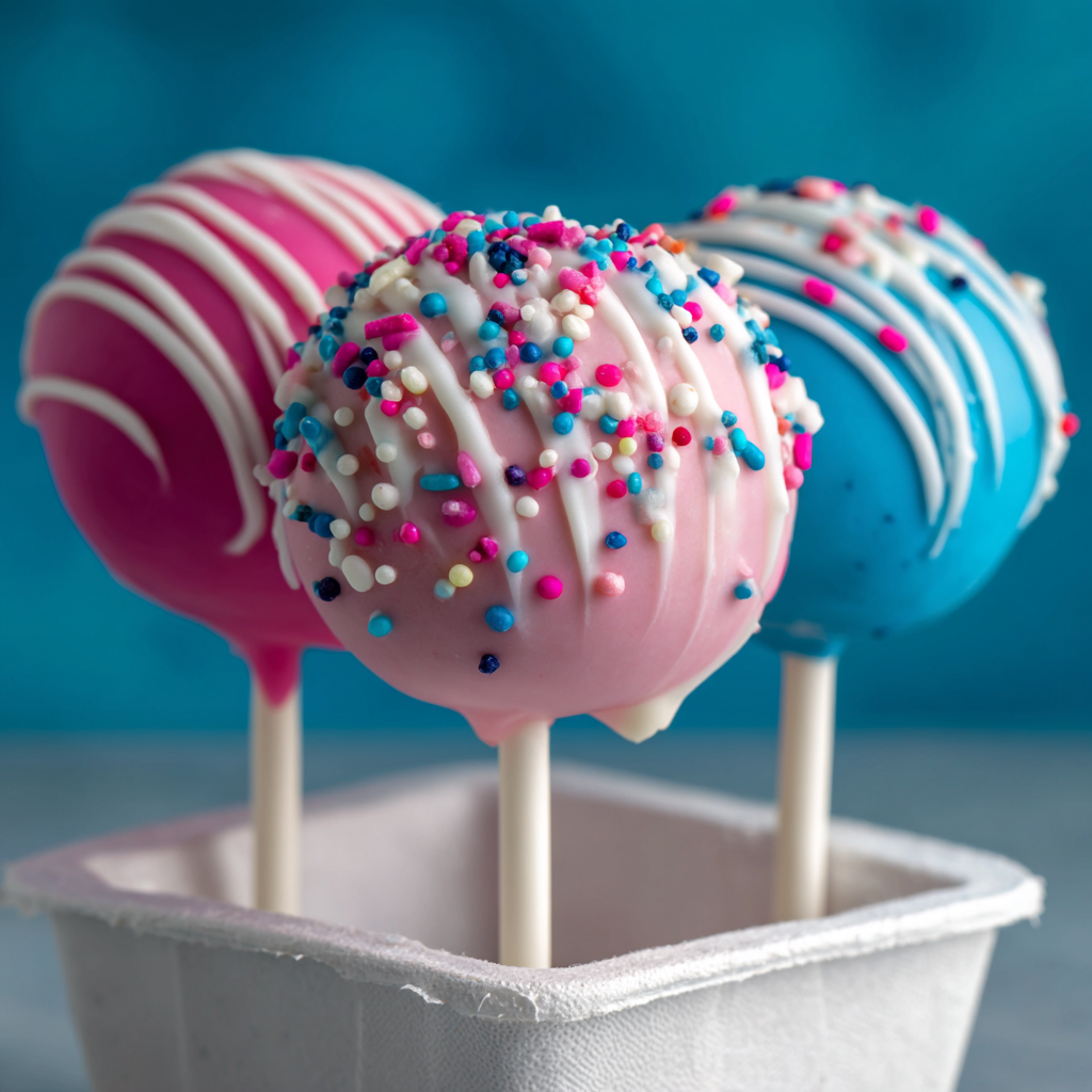 Birthday Cake Cake Pops That Actually Hold Together (And Taste Like a Party!) 11 dipped birthday cake cake pops