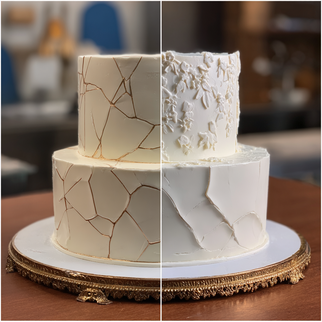 Fondant Icing on Cake: Smooth Tips, Sticky Tricks & What Really Works 11 cracked vs smooth fondant icing on cake