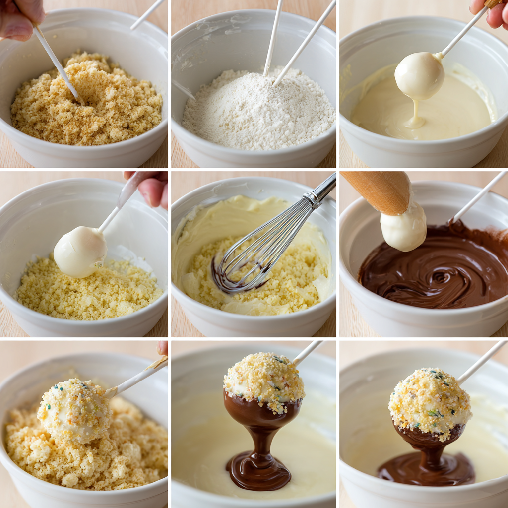 Birthday Cake Cake Pops That Actually Hold Together (And Taste Like a Party!) 13 how to make birthday cake cake pops