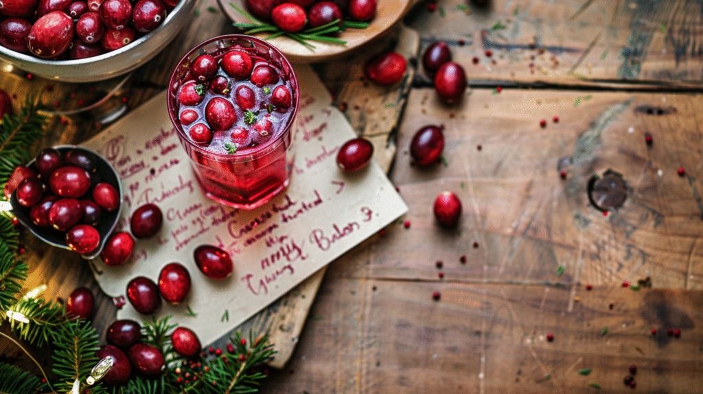 recipe card for cranberry juice good for kidneys