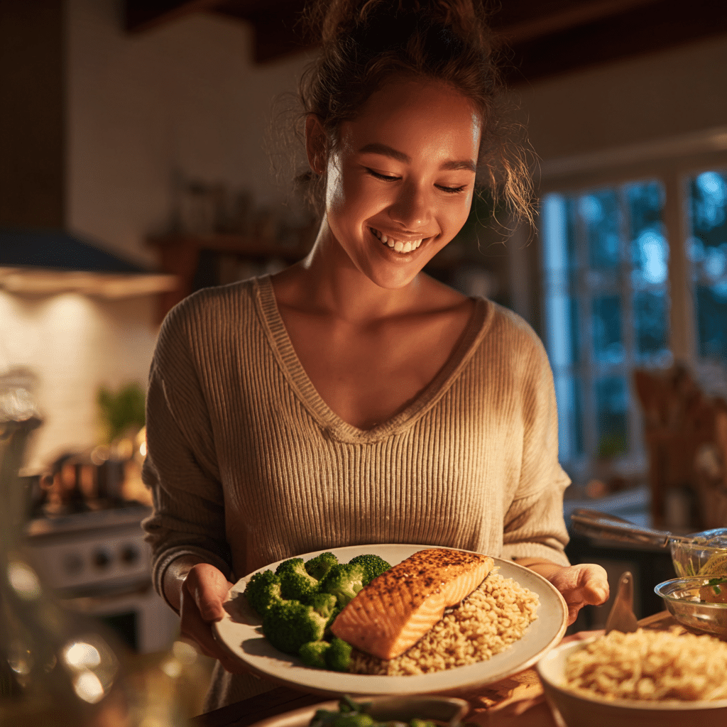 1400 vs 1600 Calorie Meal Plans: Which Fits Your Lifestyle? 10 Serving a healthy meal on a 1600 calorie plan