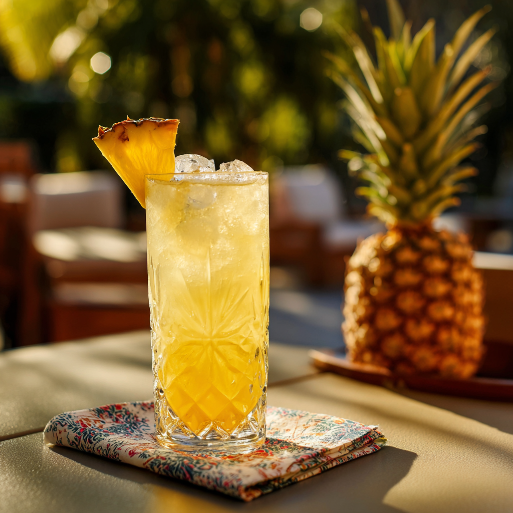 Malibu Drink with Pineapple Juice: A Simple, Tropical Classic That Never Fails 7 Malibu pineapple drink served with garnish