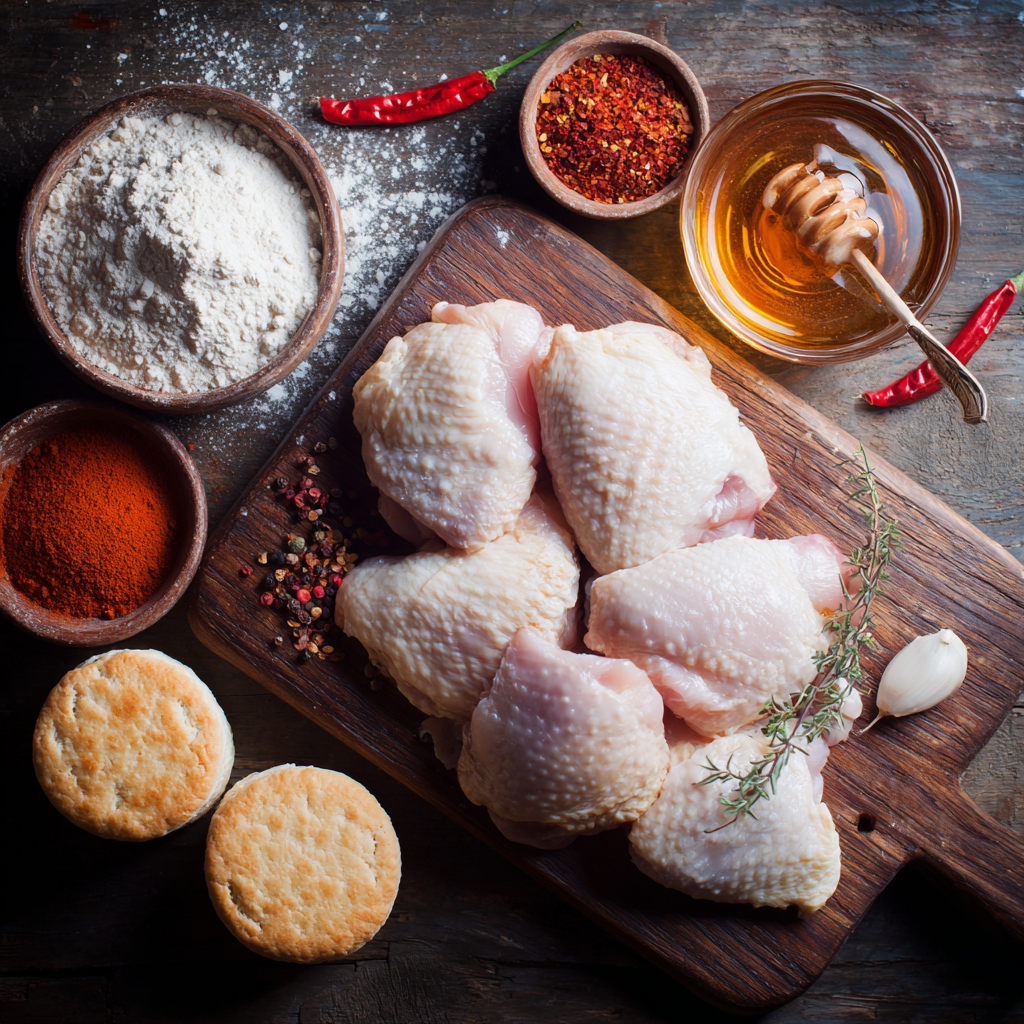 Church’s Chicken: The Crispy Favorite With an Irresistible Legacy 9 church’s chicken ingredients on table
